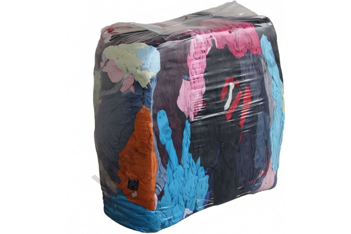 ВЕТОШЬ цветная ХБ Экстра 10 кг