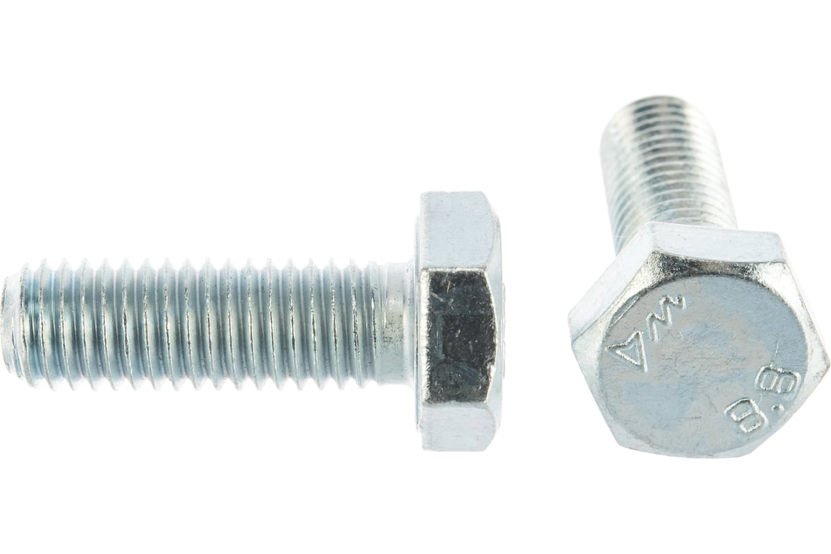 БОЛТ DIN 933 M10 30 мм /8.8/ оцинкованный