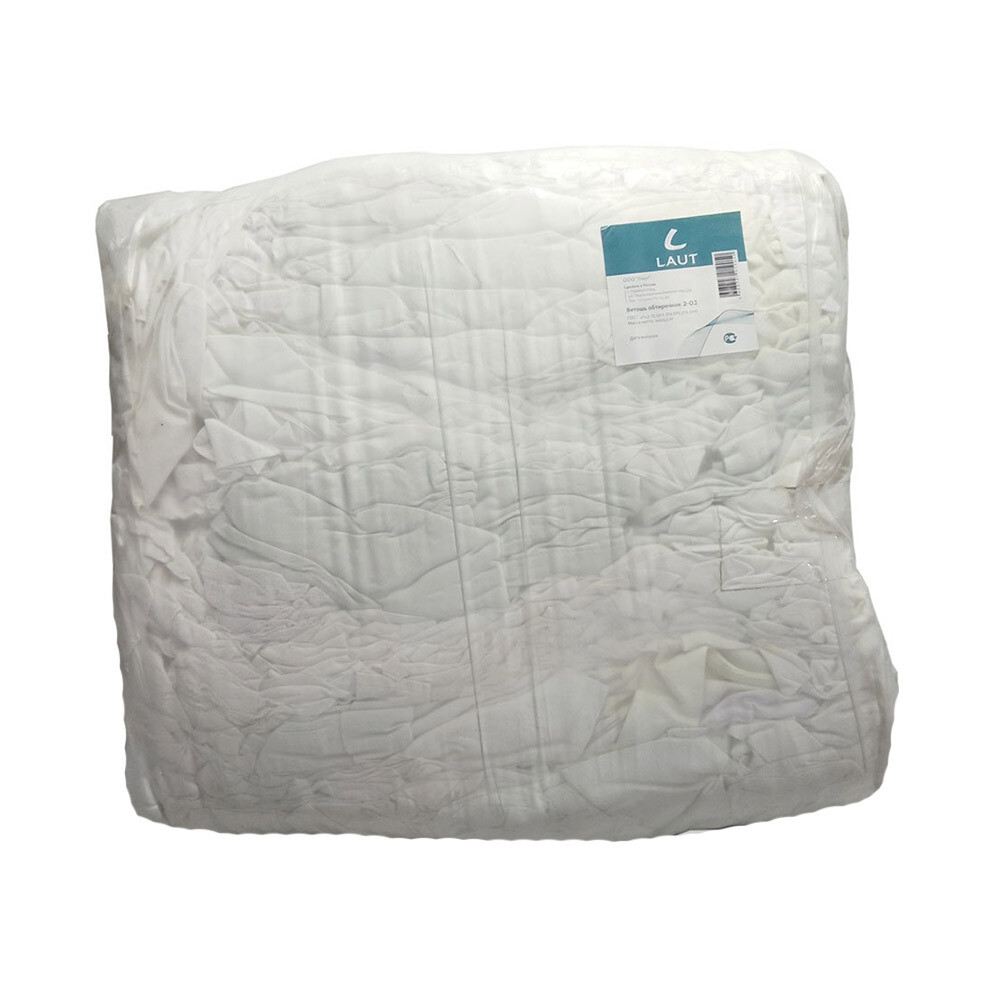 ВЕТОШЬ ХБ микс 10 кг цв. белый