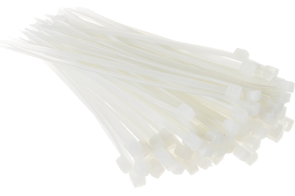 СТЯЖКА нейлоновая КСС 100х2,5 мм 100 шт цв. белый