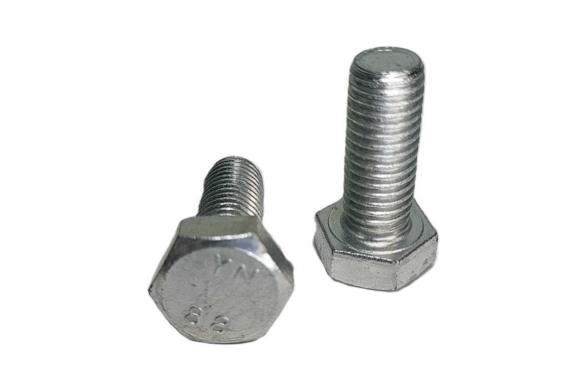 БОЛТ DIN 933 M12 30 мм /8.8/ оцинкованный