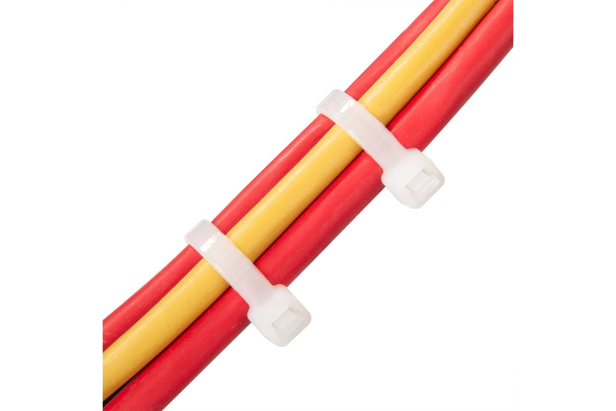 СТЯЖКА нейлоновая КСС 450х8,0 мм 100 шт цв. белый