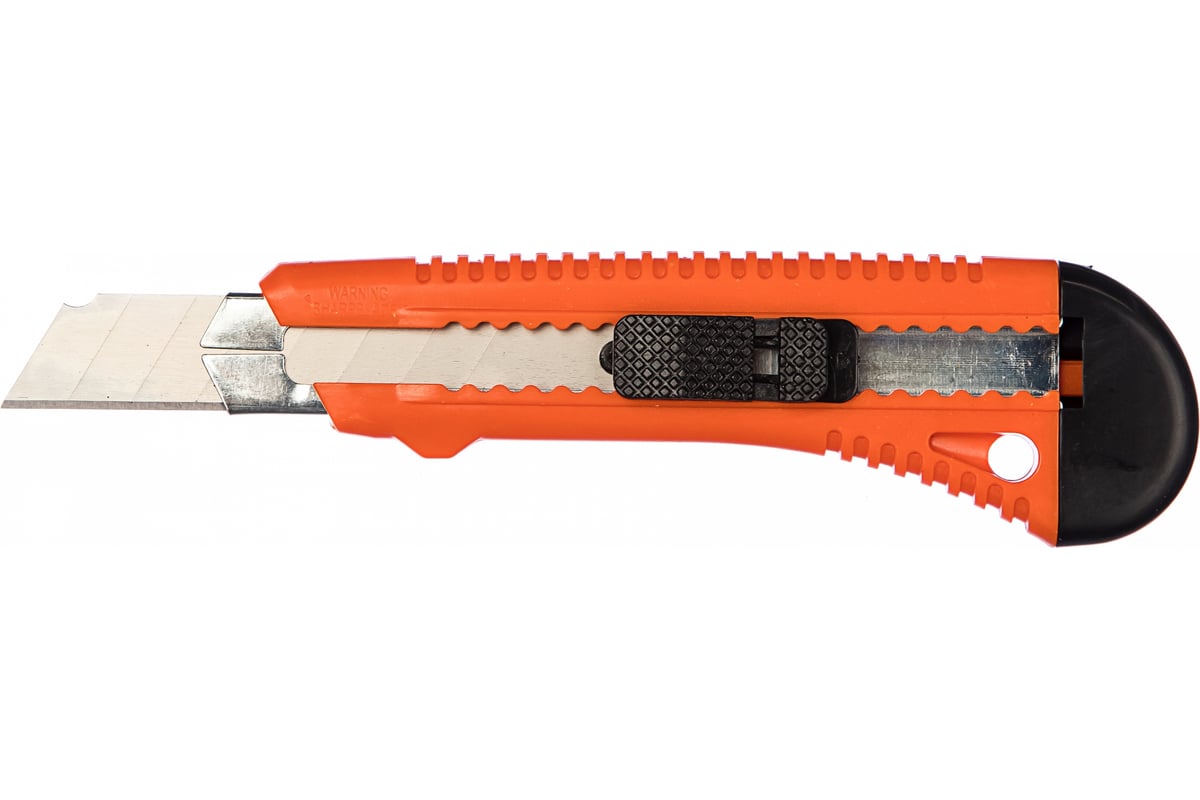 НОЖ строительный 18 мм сегментированное лезвие двухкомп. ручка фиксатор защелка SPARTA