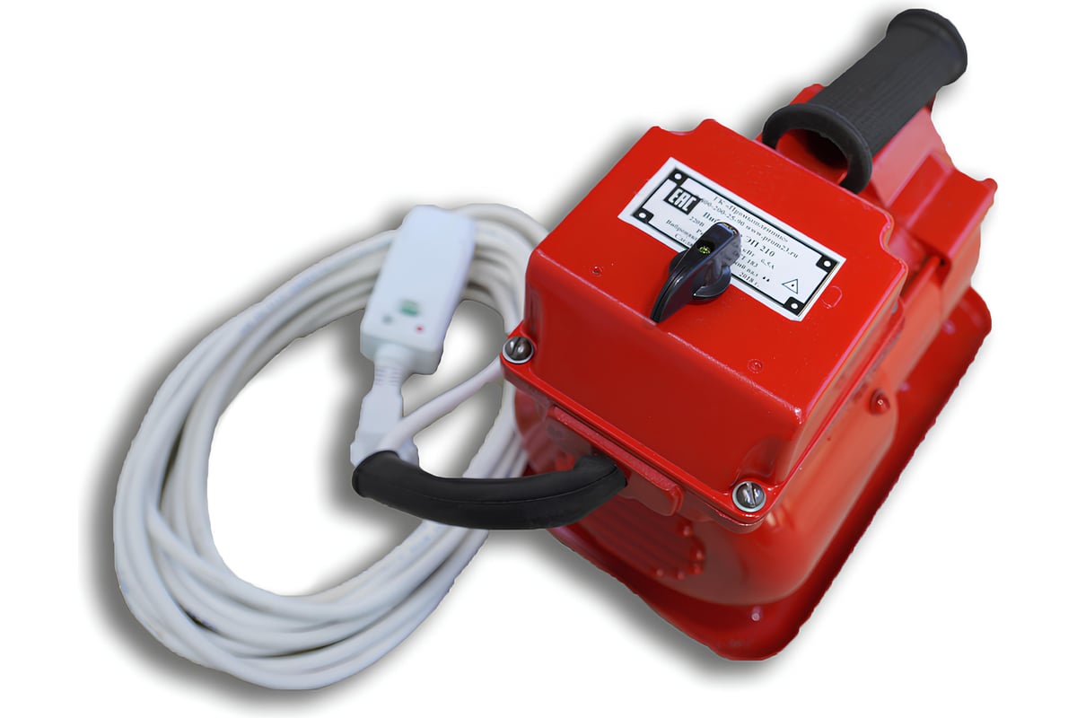 ЭЛЕКТРОПРИВОД для глубинного вибратора 1440 Вт с УЗО 220 В 50 Гц ЭП-1400