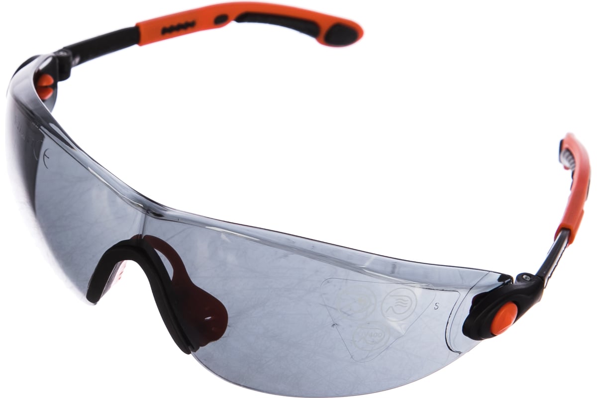 ОЧКИ защитные открытые поликарбонат затемненные Vulcano2 Smoke DELTA PLUS