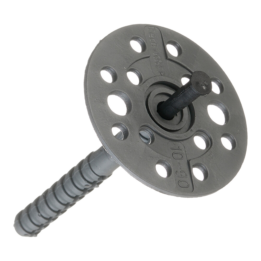 ДЮБЕЛЬ-ГВОЗДЬ для изоляции D10 мм 90 мм с пластиковым гвоздем