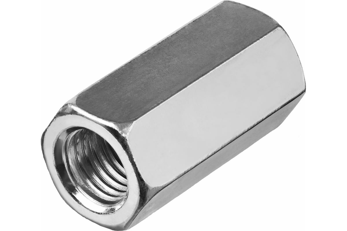 ГАЙКА DIN 6334 соединительная M12 36 мм