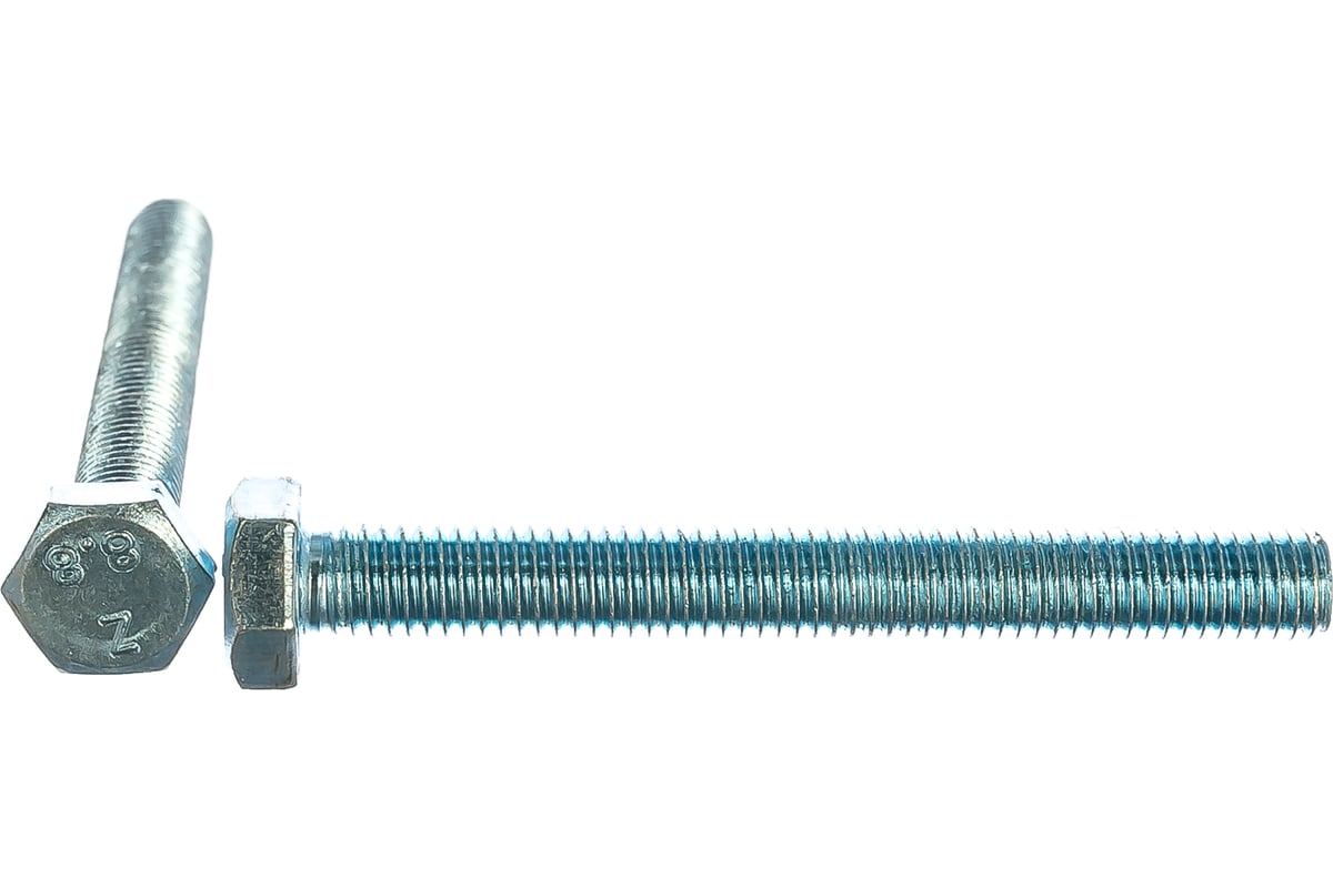 БОЛТ DIN 933 M8 70 мм /5.8/ оцинкованный