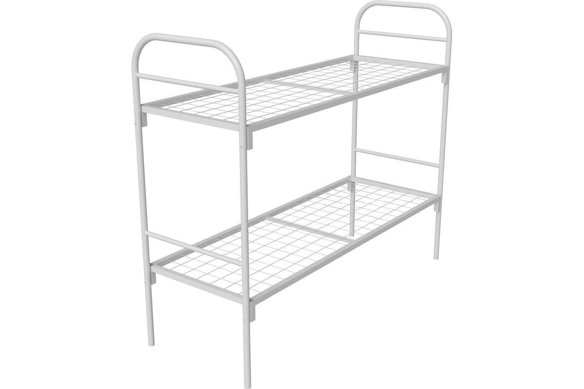 КРОВАТЬ 70х190 см двухъярусная металлическая с усилением