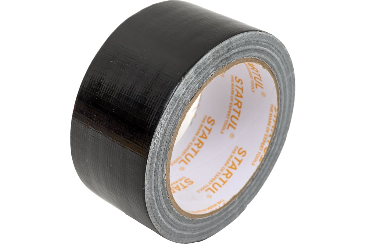 ЛЕНТА армированная 50 мм 25 м клейкая ТПЛ цв. черный