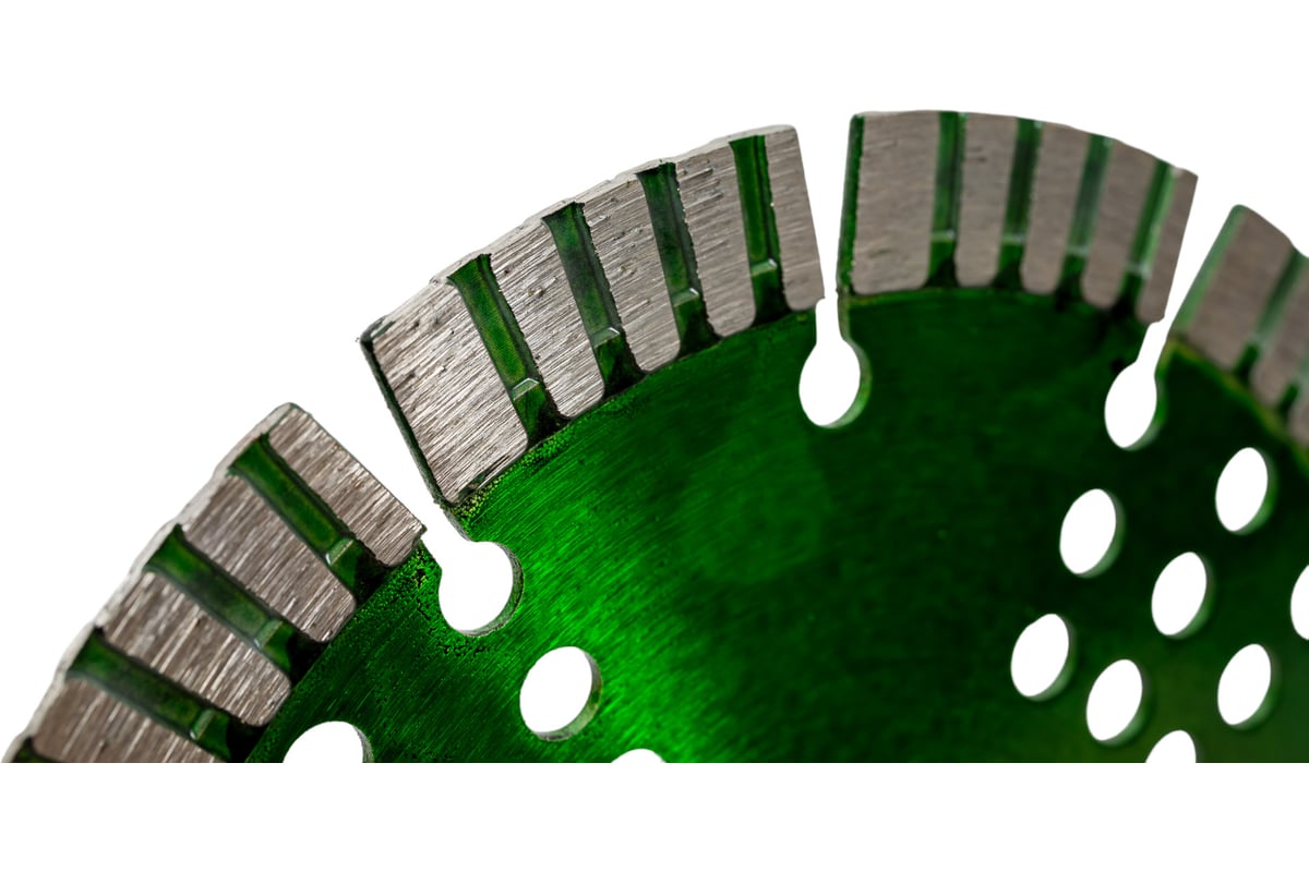 ДИСК алмазный 150х2,4х22,2 мм по бетону сегментный турбо 12 сегментов Grand hot press TRIO-DIAMOND