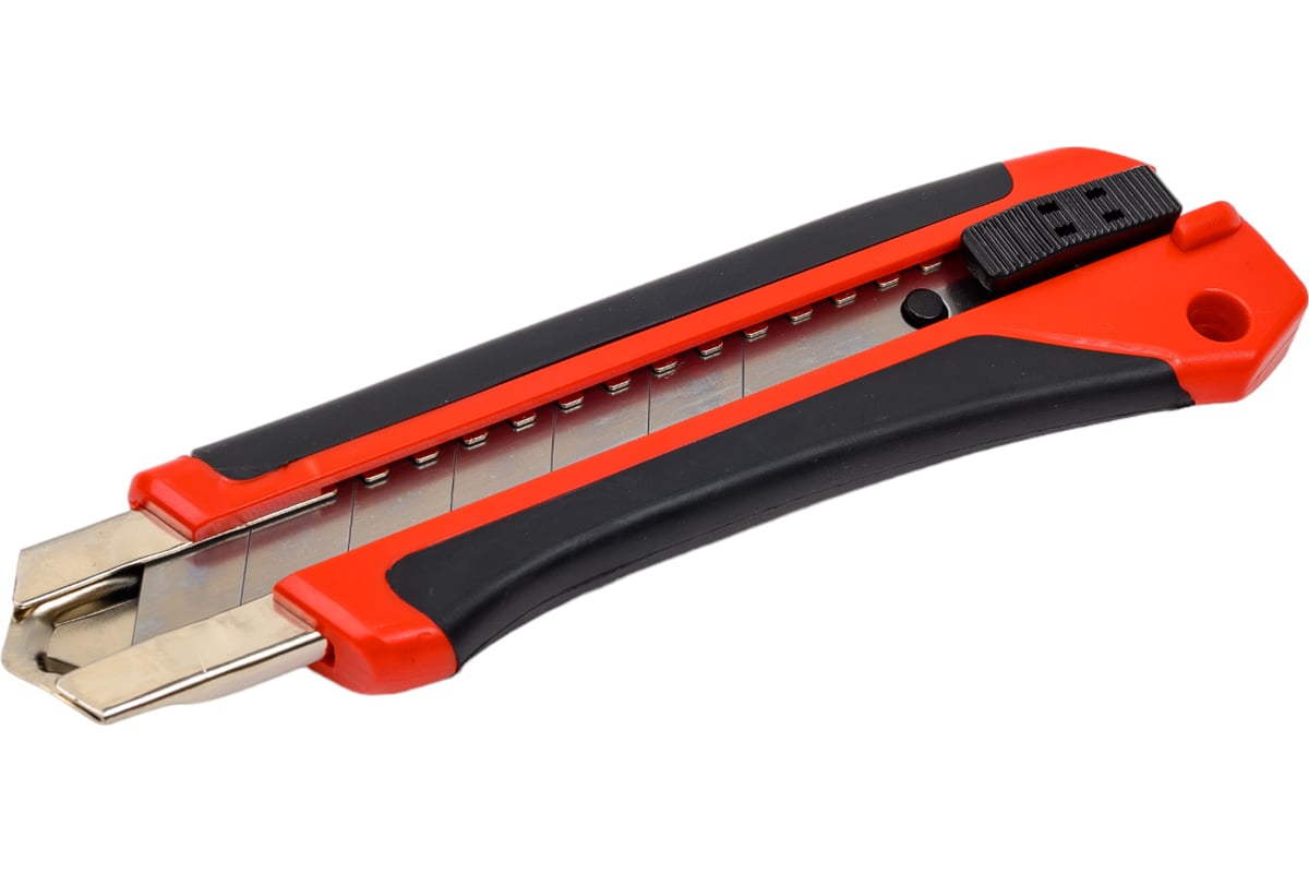 НОЖ строительный 25 мм сегментированное лезвие пластиковая ручка фиксатор защелка HEADROCK