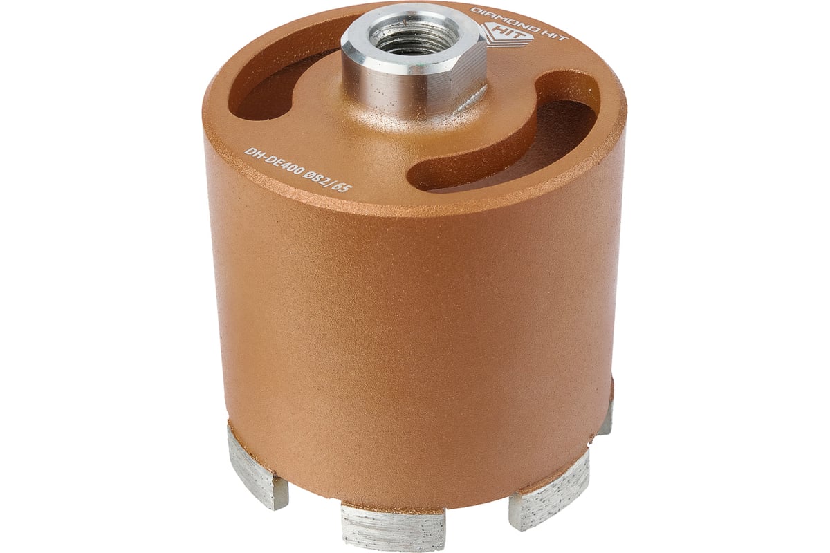 КОРОНКА алмазная 82х65 мм по бетону для подрозетников М16 DH-DE400 АДЕЛЬ