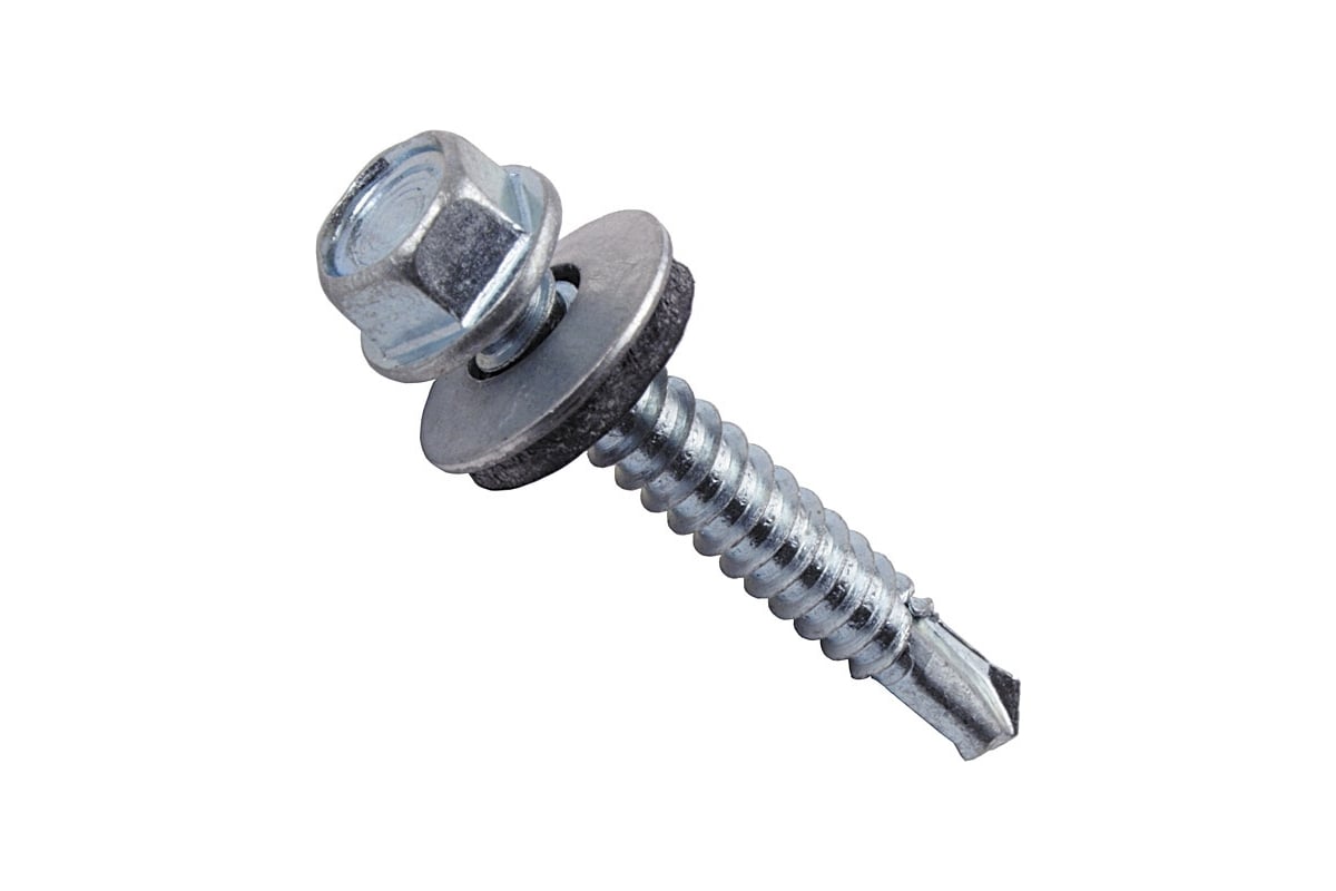 САМОРЕЗ кровельный 4,8х29 мм с буром оцинкованный