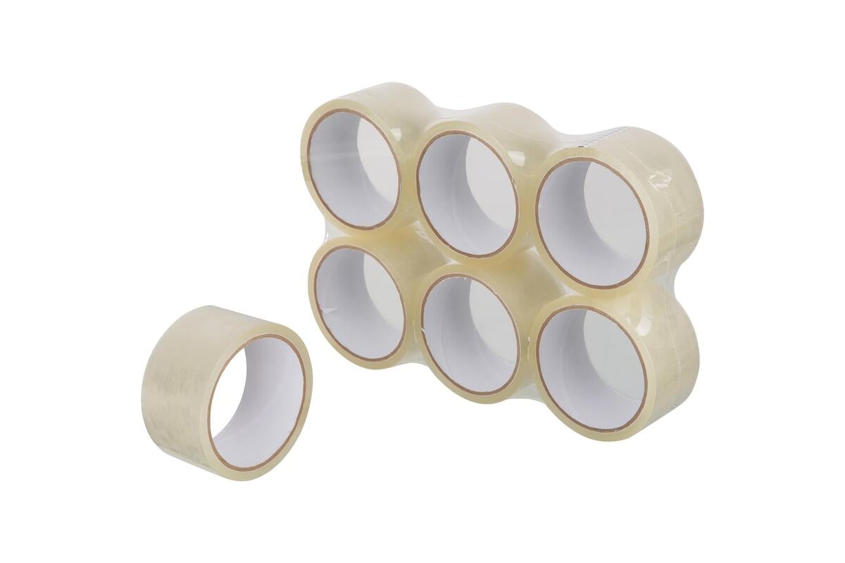 ЛЕНТА упаковочная 48 мм 38 м 40 мкм клейкая цв. прозрачный