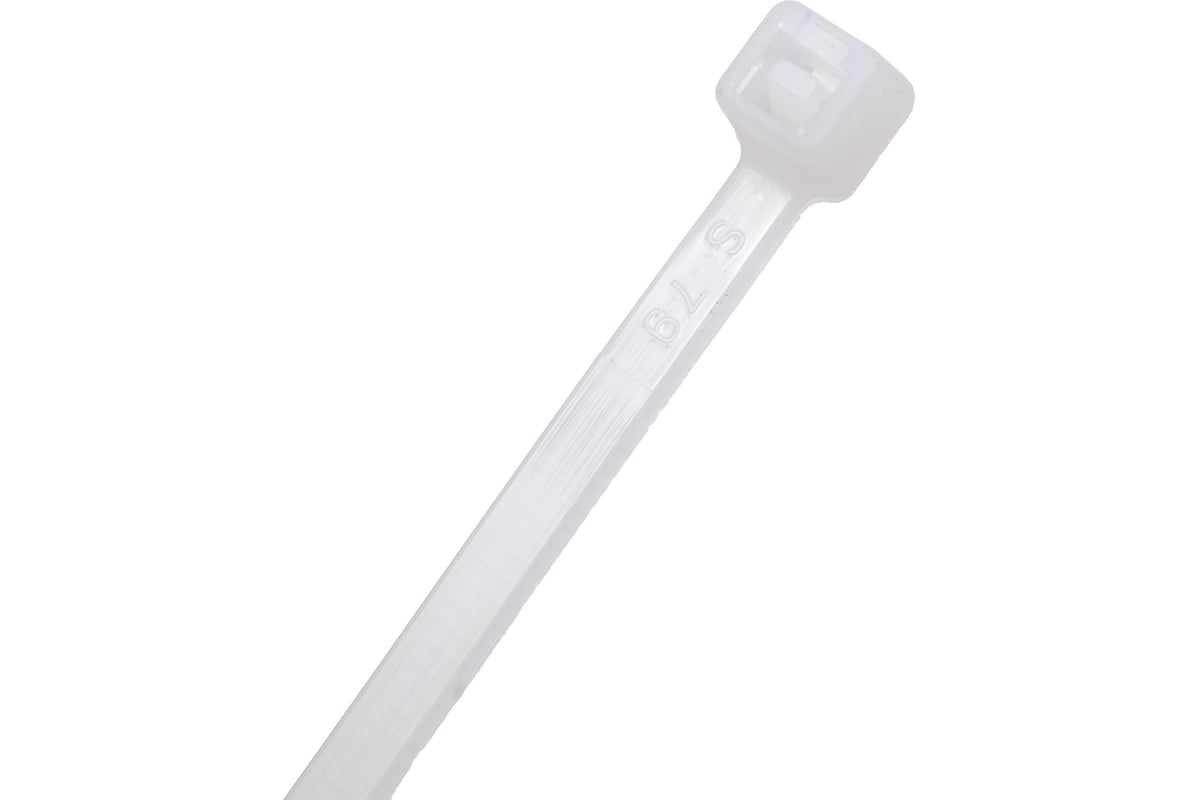 СТЯЖКА нейлоновая КСС 200х3,6 мм 100 шт цв. белый