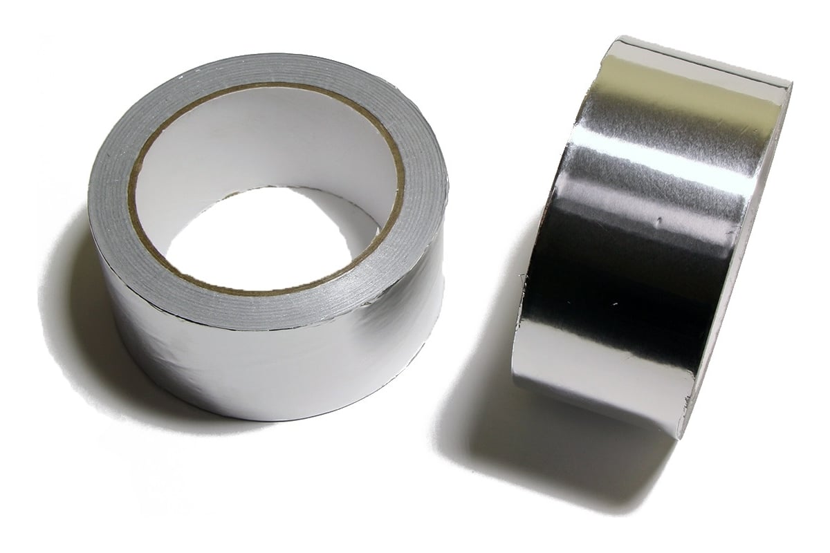 СКОТЧ-ЛЕНТА алюминиевая 75 мм х 30 м