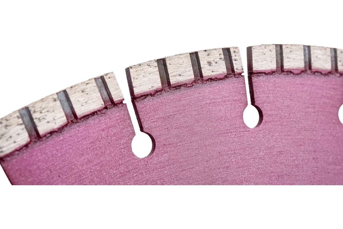 ДИСК алмазный 450х3,6х25,4 мм по железобетону сегментный турбо 32 сегмента HILBERG