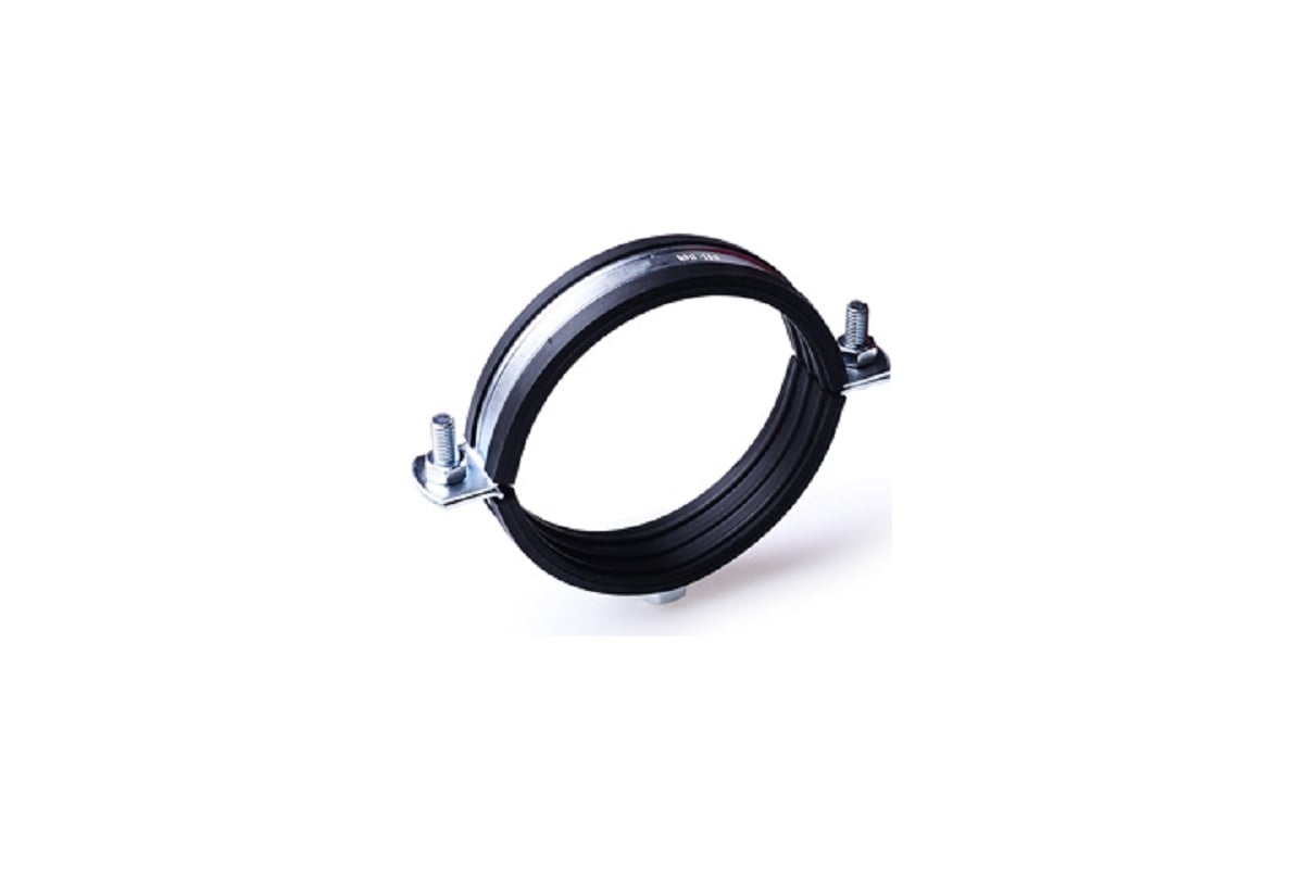 ХОМУТ трубный с гайкой М12 108-116 мм тяжелой нагрузки