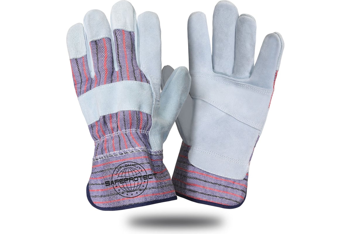 ПЕРЧАТКИ комбинированные спилок/ткань