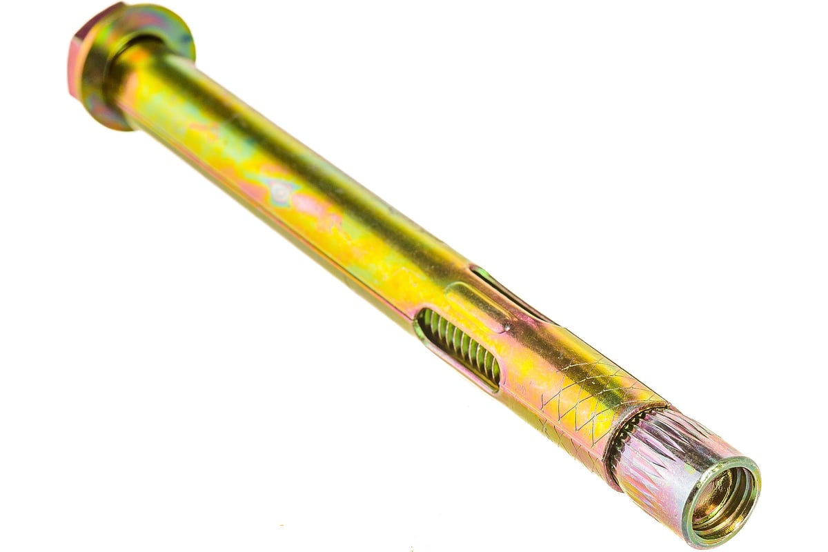 БОЛТ анкерный с болтом M10 100 мм D12 мм желтый цинк