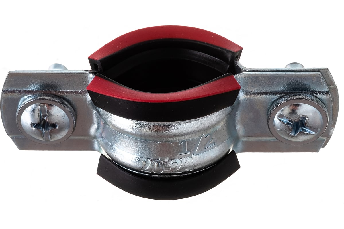 ХОМУТ трубный с гайкой М8 20-24 мм