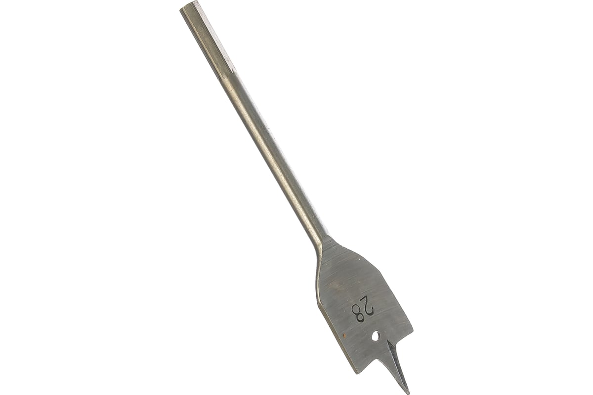 СВЕРЛО перовое 28х150 мм по дереву цилиндр BIBER