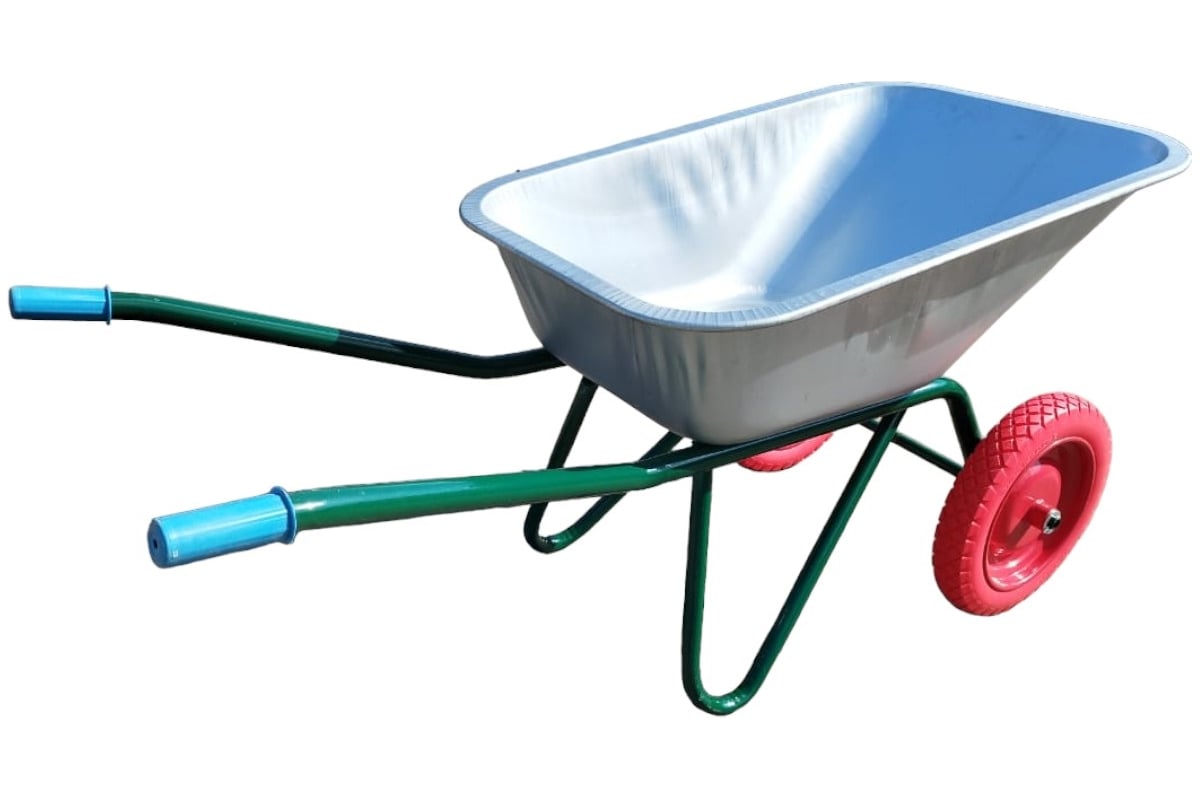 ТАЧКА строительная 110 л 200 кг двухколесная LWI