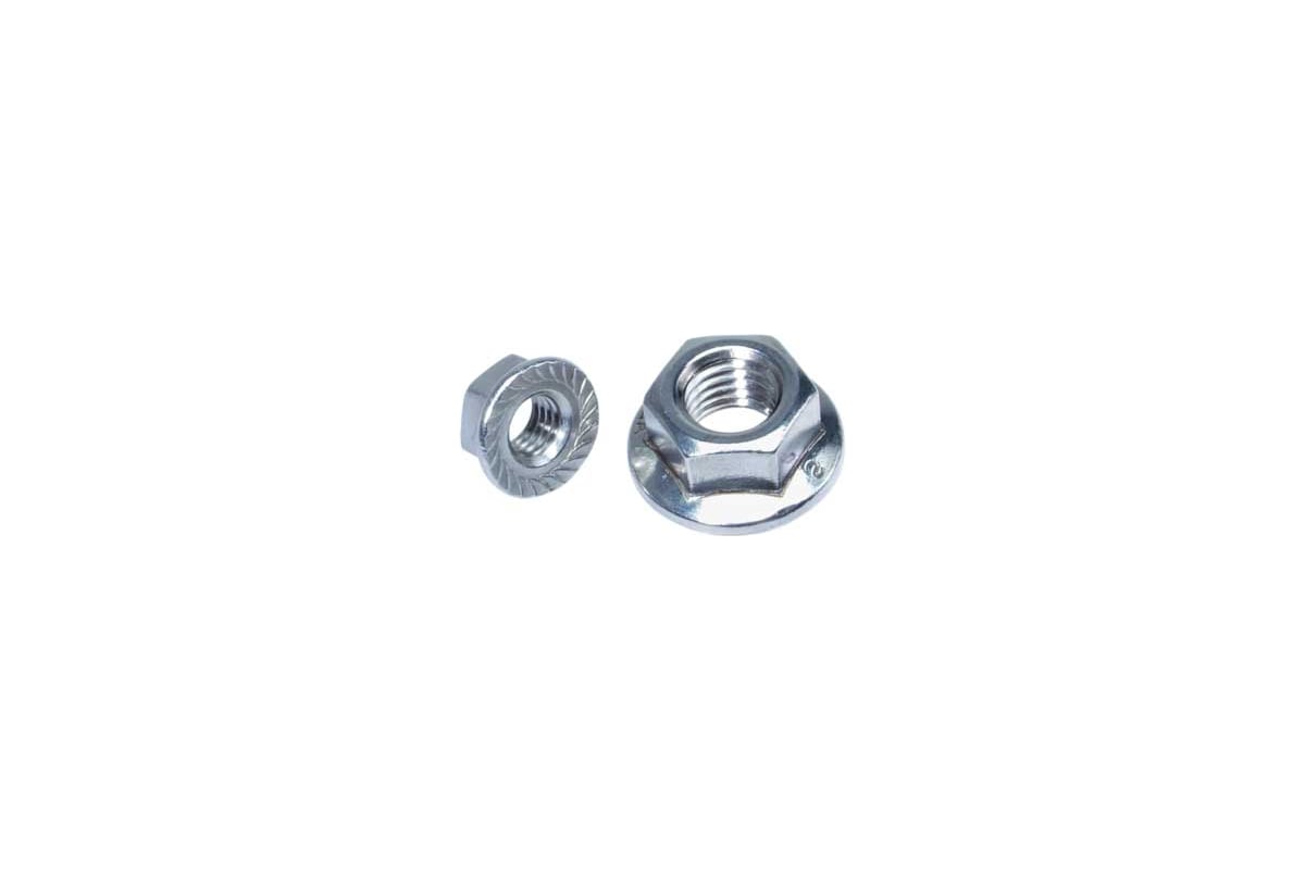 ГАЙКА DIN 6923 с фланцем M5 оцинкованная