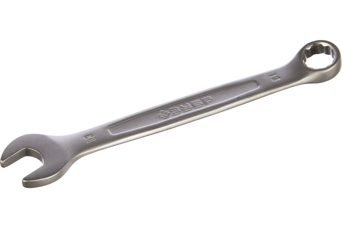 КЛЮЧ гаечный 13 мм комбинированный CrV ЗУБР