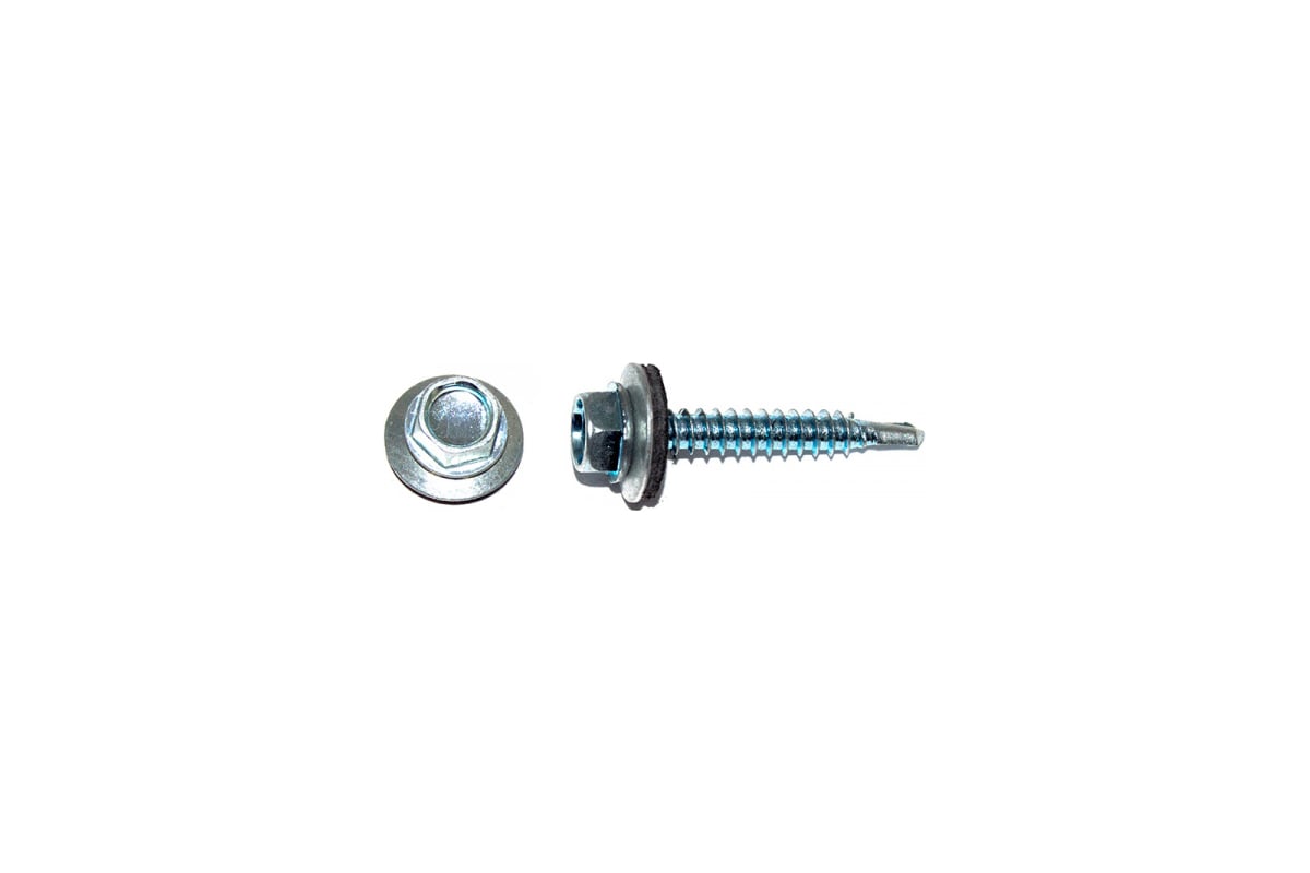 САМОРЕЗ кровельный 4,8х60 мм с буром оцинкованный