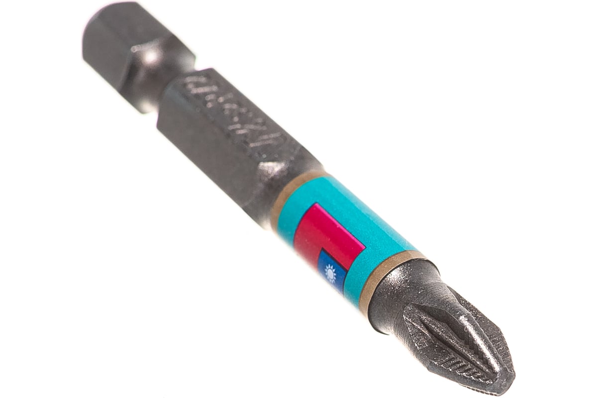 БИТА PZ2 50 мм с насечкой E1/4" Профи WHIRLPOWER