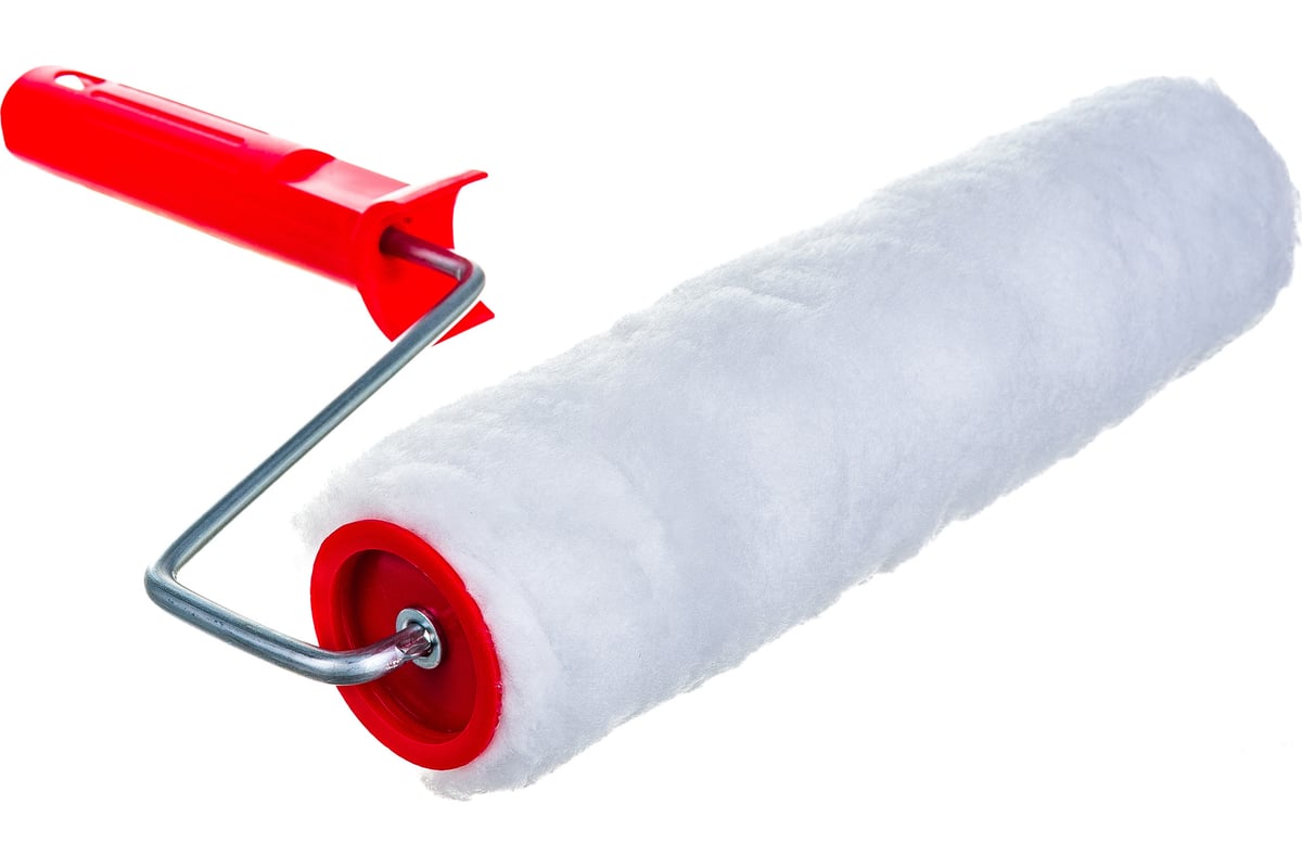 ВАЛИК мех искусственный 250 мм ворс 12 мм D48 мм с ручкой РЕМОКОЛОР
