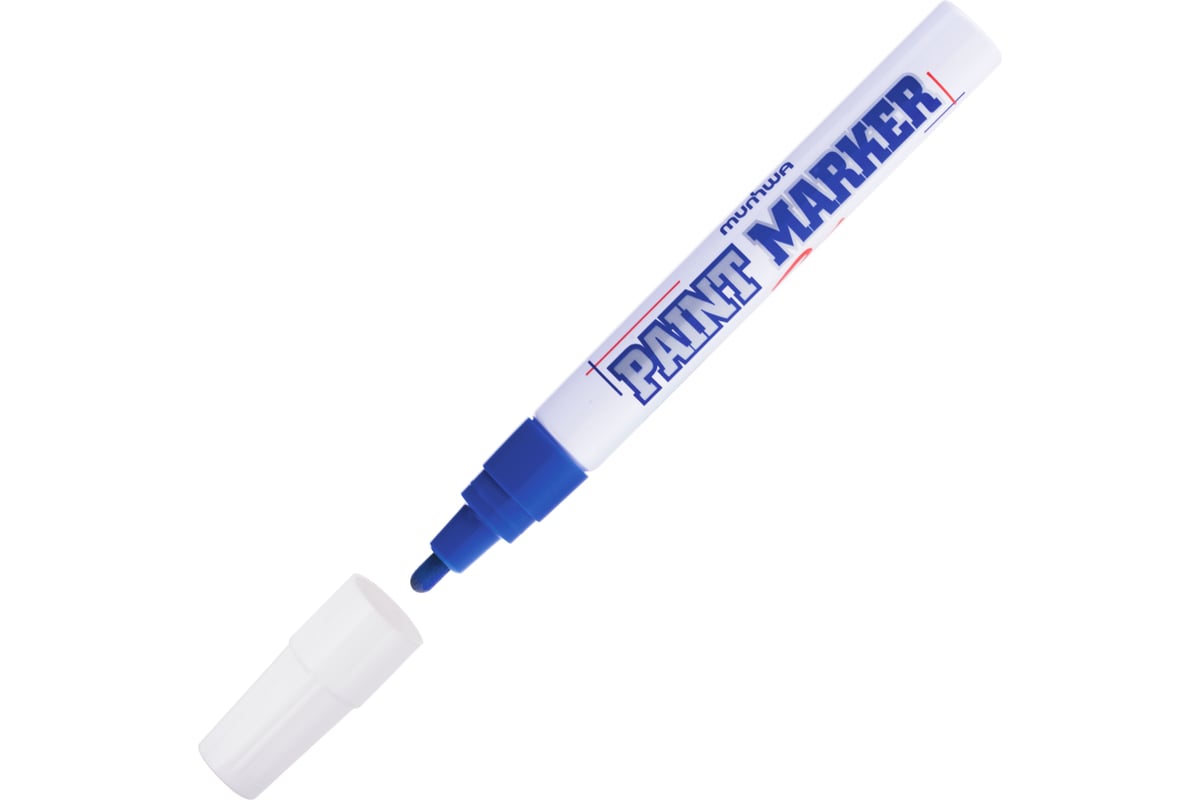 МАРКЕР лаковый 4 мм MUNHWA цв. синий
