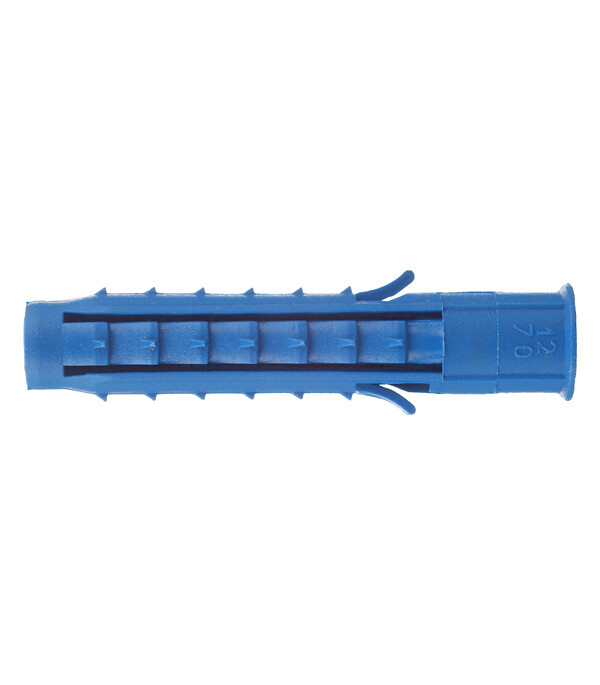 ДЮБЕЛЬ распорный D12 мм 70 мм полипропилен Чапай цв. синий