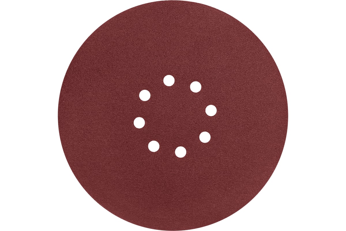 КРУГ шлифовальный 225 мм Р40 9 отверстий на липучке VERTEXTOOLS
