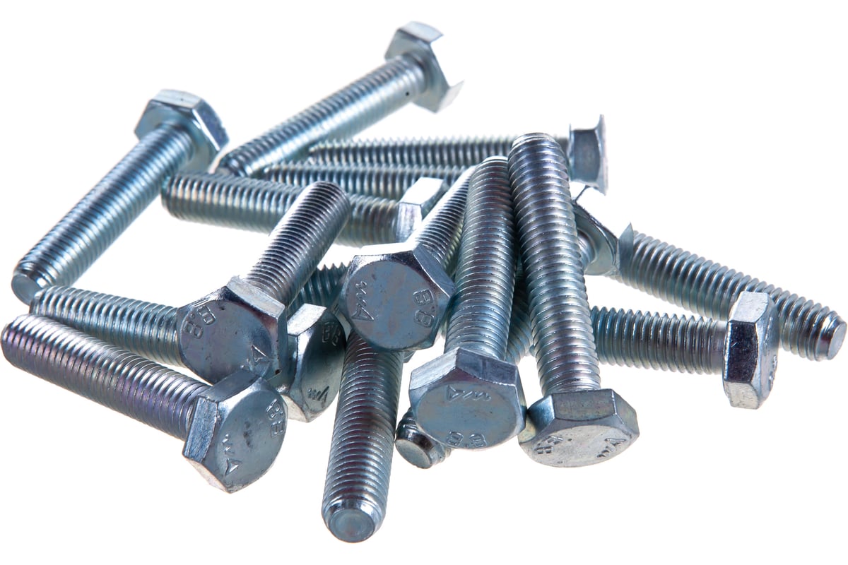 БОЛТ DIN 933 M10 50 мм /8.8/ оцинкованный
