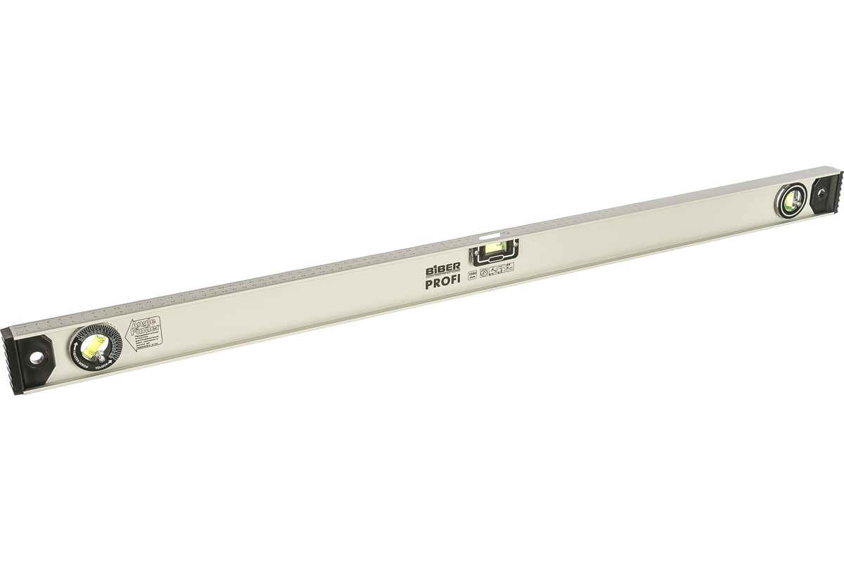 УРОВЕНЬ строительный 1000 мм 3 глазка ударопрочный двутавровый Профи BIBER
