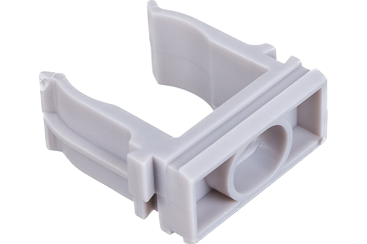 ДЕРЖАТЕЛЬ для труб D20 мм ПРОМРУКАВ цв. серый