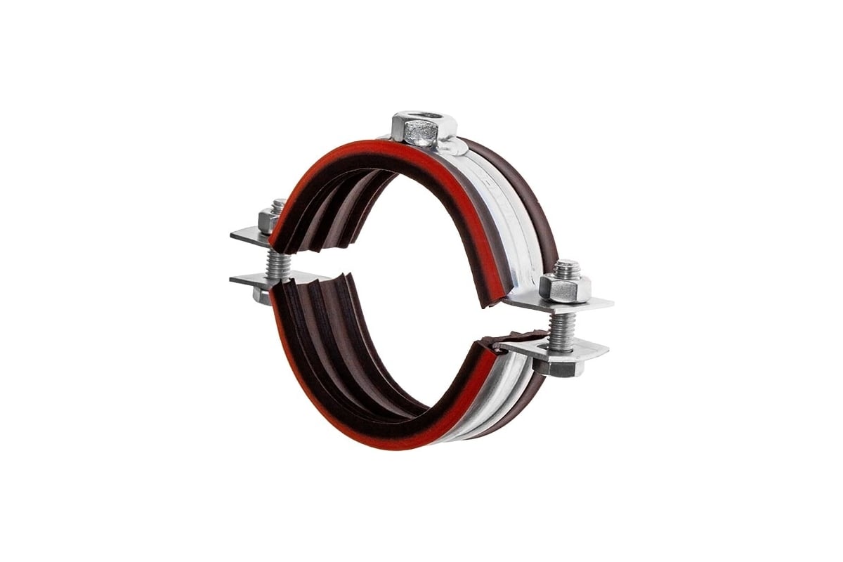 ХОМУТ трубный с гайкой М12 207-219 мм тяжелой нагрузки