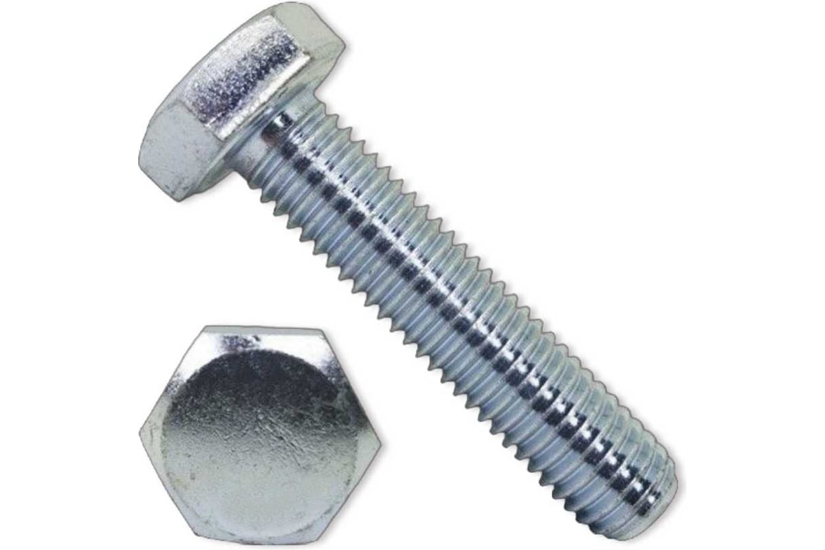 БОЛТ DIN 933 M10 150 мм /5.8/ оцинкованный